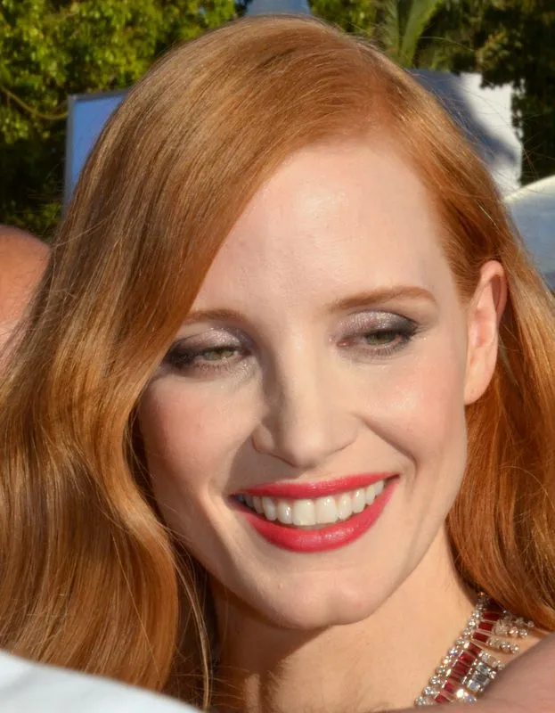 Ciepła Wiosna Jessica Chastain - typ urody wiosna