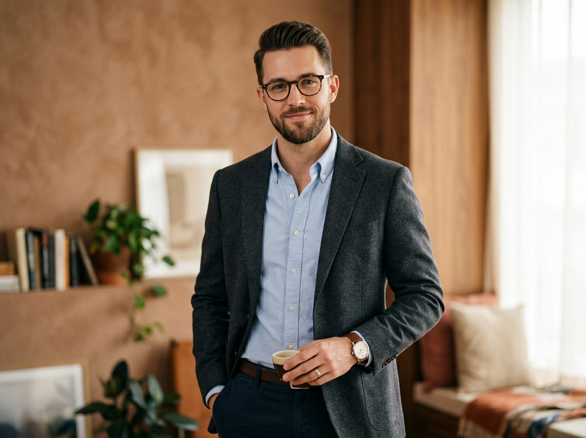 Kapsułowy styl smart casual dla mężczyzny