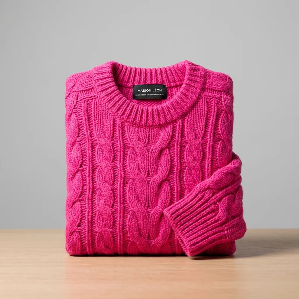 Różowy sweter Czysta Wiosna